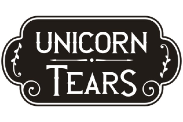 Stylized Logo for 'Unicorn Tears' with a vintage design aesthetic.