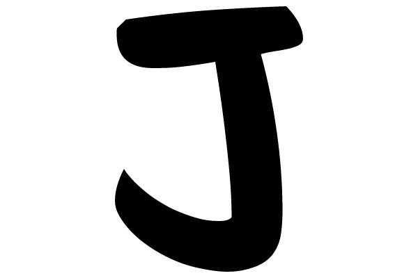 Bold Black Letter J