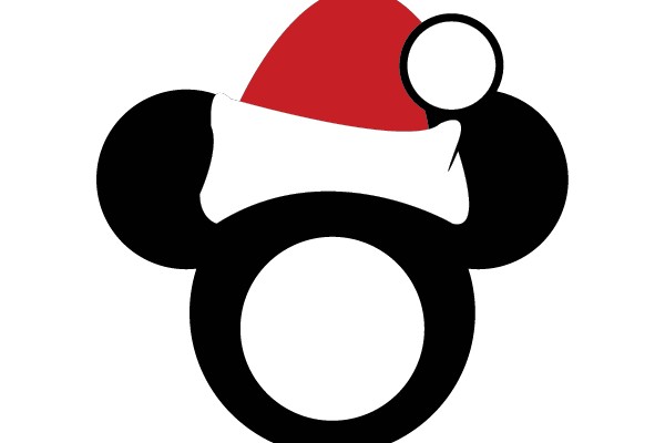 Mickey Mouse Christmas Hat Icon
