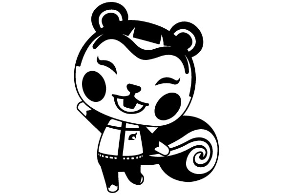 Whimsical Squirrel Character