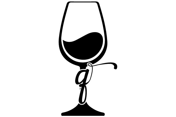 A Glass of Wine with a Twist: A Visual Play on Words