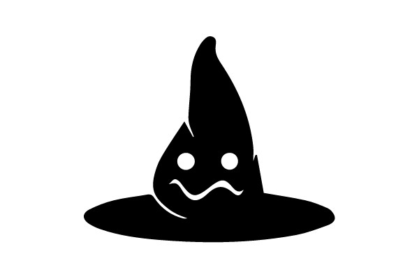 Witch Hat Silhouette