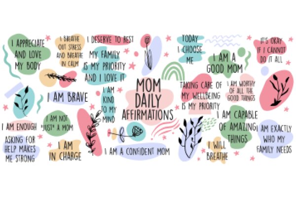 Mom Daily Affirmations: A Colorful Collection of Inspirational Quotes for Moms