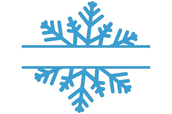 Winter Snowflake Frame