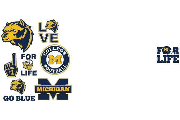 University of Michigan Football Team Pride and Support
