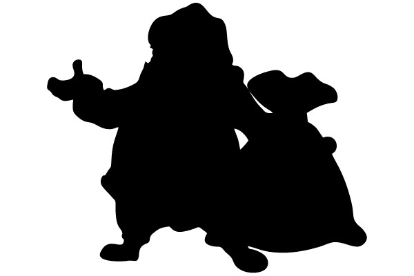 Santa Claus Silhouette