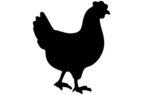 Silhouette of a Chicken