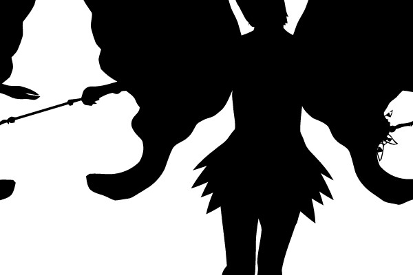 Fairy in Flight: The Silhouette of Magic