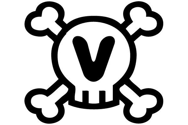 Skull with Crossbones Symbol