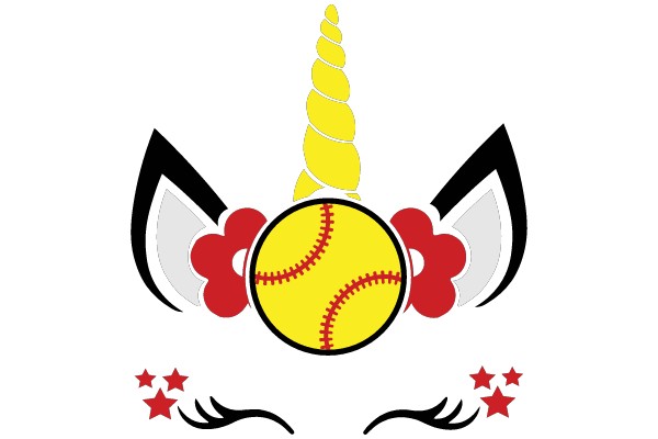 Softball Unicorn Mascot