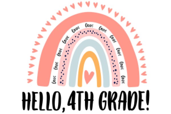 A Colorful Rainbow of Love and Welcome to 4th Grade!