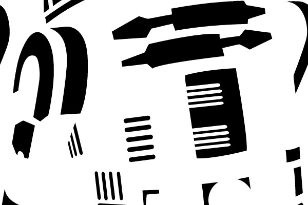 A Silhouette of an Iconic Robot