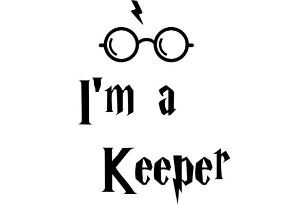A Playful Blend of Words and Symbols: A Humorous Take on the Iconic 'I'm a Keeper' Slogan