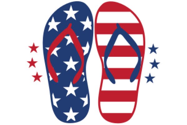 Celebrate American Spirit with These Patriotic Flip Flops!