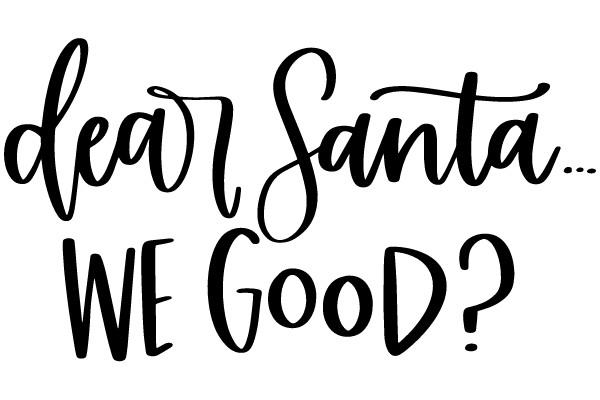 Dear Santa... We Good?