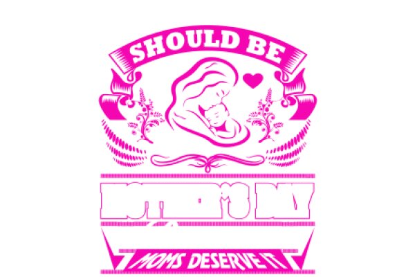A Pink and White Logo for a Business Promoting 'Should Be' Products