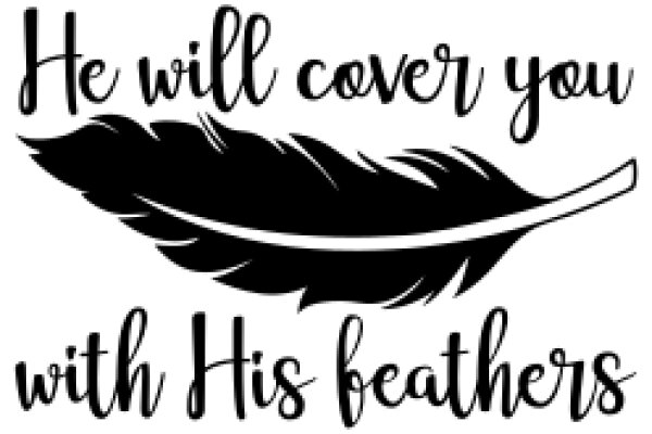 Inspirational Quote: 'He Will Cover You with His Beaters'
