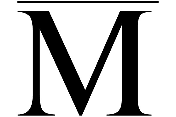 Bold Black Letter M