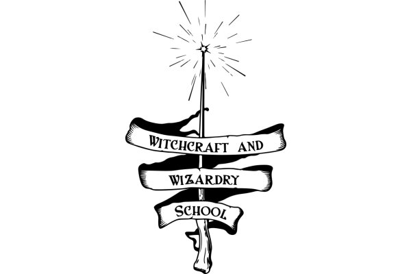 AWand, Emblazoned with the Names of a School and Its Founders