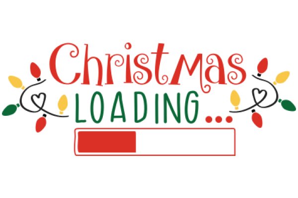 Christmas Loading: A Festive Graphic Design