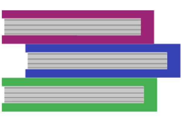 Vibrant Stacked Books: A Colorful Display of Literature
