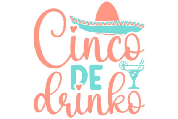 Cinco de Mayo Celebration: A Festive Drink and Sombrero Design