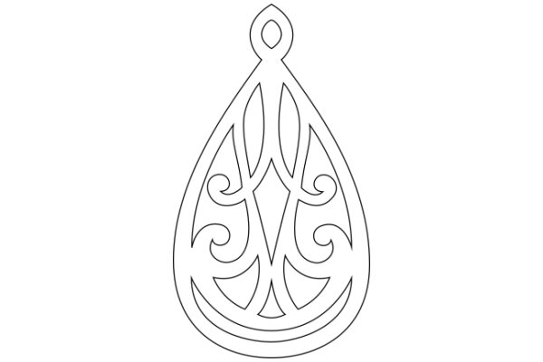 Stylized Artwork: A Geometric Design with Intricate Patterns