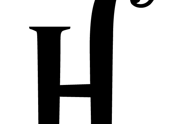 Decorative Serif Letter H