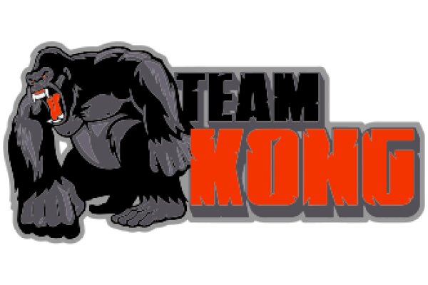 Team Kong: A Graphic Design of a Fierce Gorilla Logo