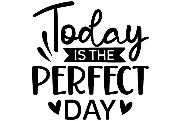 Embrace the Beauty of Today with 'Perfect Day' Design
