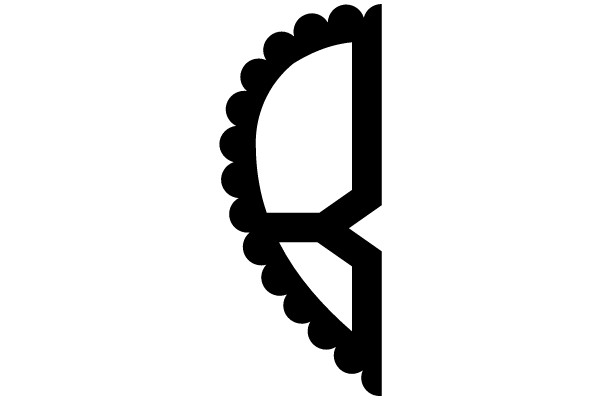 Black Scalloped Border