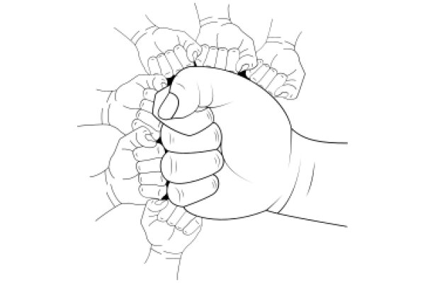 Unity in Action: A Group of Hands Working Together