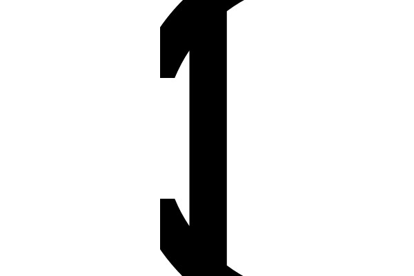A Single Capital Letter 'J'