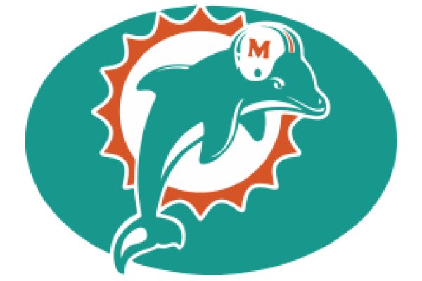 Miami Dolphins Logo with a Helmet