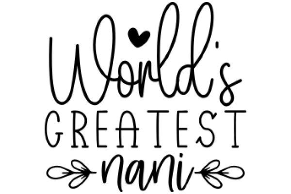 World's Greatest Nani: A Heartfelt Tribute to the Unsung Heroes of the World