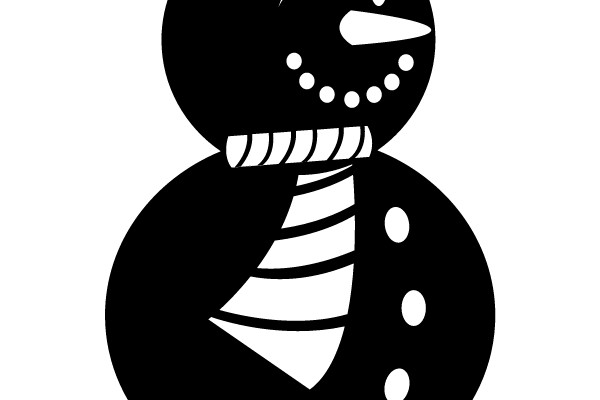 Winter Whimsy: A Festive Snowman Icon