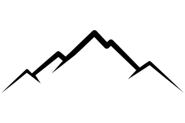 Stylized Mountain Icon