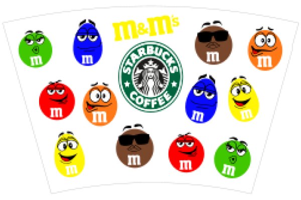 A Colorful Collection of M&M's and Starbucks Coffee