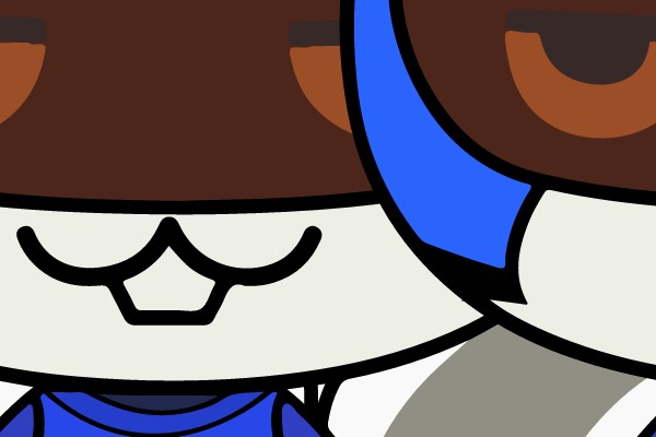 Cheerful Sports Mascot with Number 2