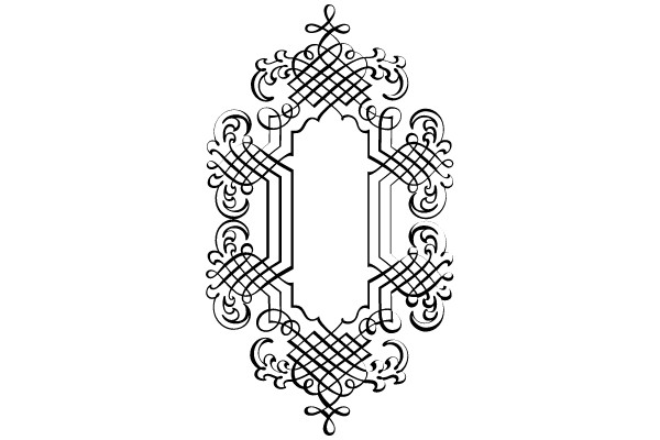 Ornate Vintage Frame with Flourishes