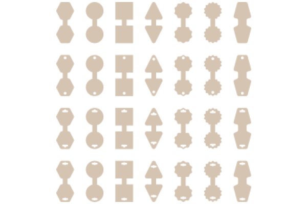 A Collection of Geometric Shapes and Symbols