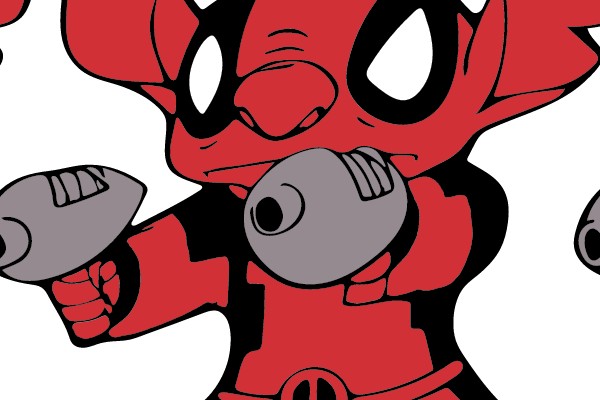 Stitch As Deadpool