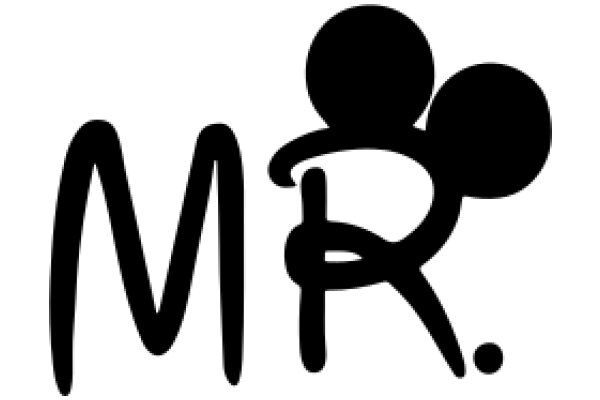 Simplistic Logo of Mickey Mouse with the Word 'Mr.'