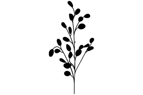 Silhouette of a Plant