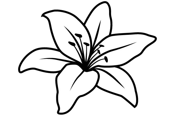 Simplistic Flower Illustration