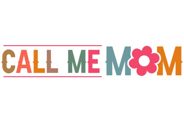 Call Me Mom: A Colorful Logo for a Maternal Support Service