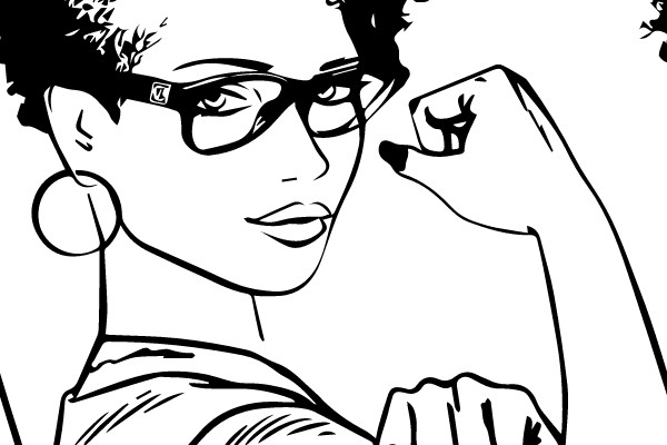 Empowerment in Expression: A Portrait of Strength and Style
