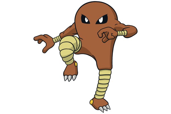 Feeling Groovy: A Cartoon Character's Funky Dance Move