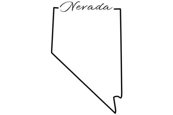 Simplistic Nevada State Outline