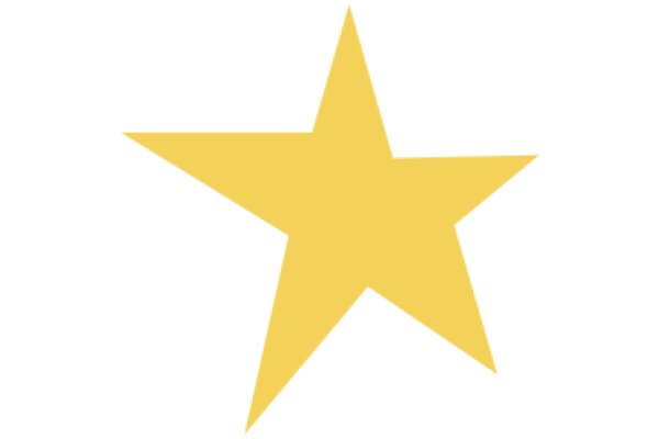 A Bright Yellow Star: A Symbol of Hope and Guidance